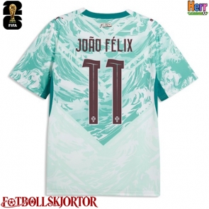 Portugal Joao Felix #11 Bortatröja VM 2026 Kortärmad
